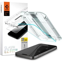 Spigen Glass tR EZ Fit HD tvrdené sklo iPhone 15 Pro číre - Ochranné fólie a sklo