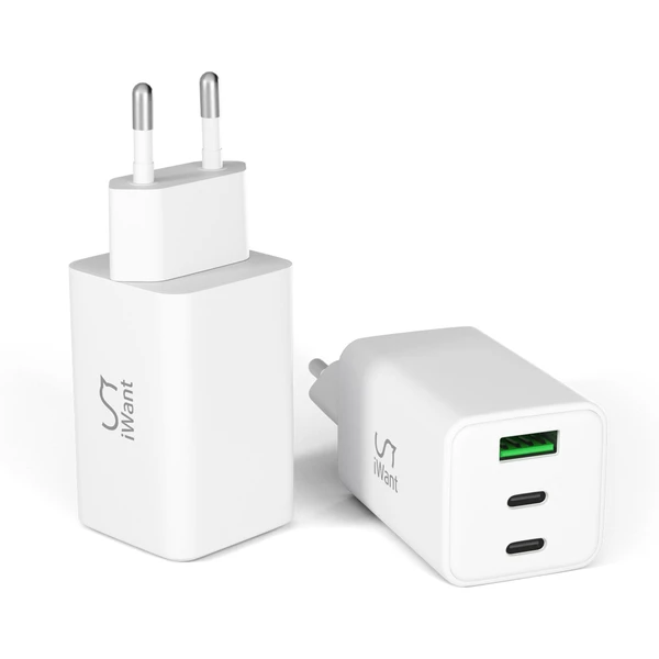 iWant 65W GaN sieťová nabíjačka biela - Nabíjačky - Obrázok S1XD000J01