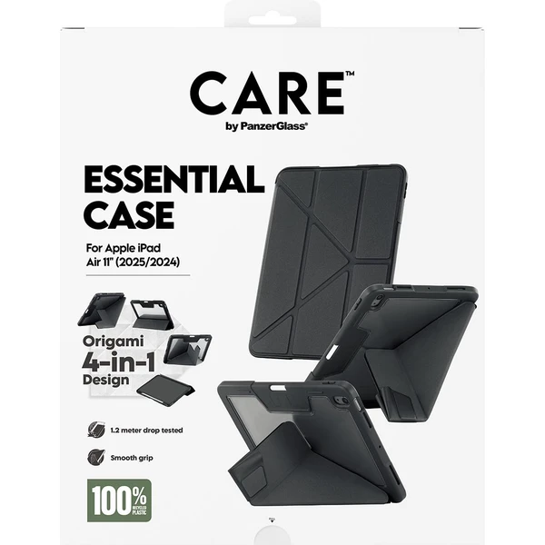 PanzerGlass® CARE 4v1 Essential puzdro Apple iPad Air 11" (2025/2024) čierne - Puzdra - Obrázok S1XL000K01