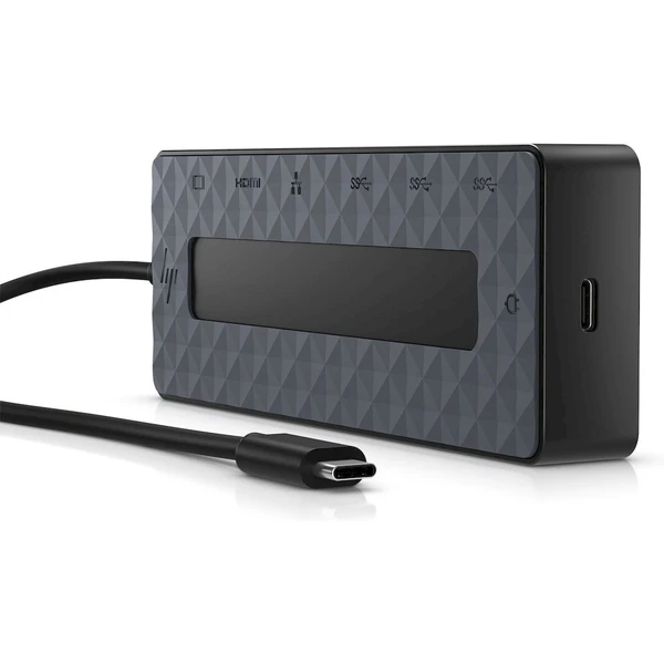 HP Universal USB-C Hub + napájací adaptér - USB huby - Obrázok S1YB000N01