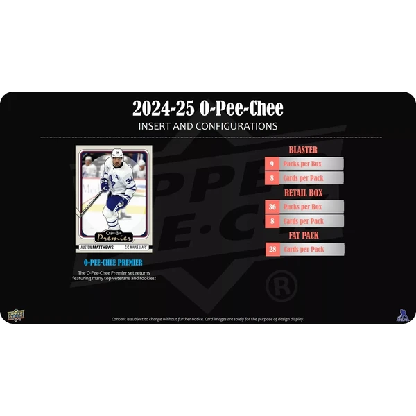 Hokejové karty 2024-25 Upper Deck O-Pee-Chee Hockey FAT balíček - Hokejové karty - Obrázok S23D000O01