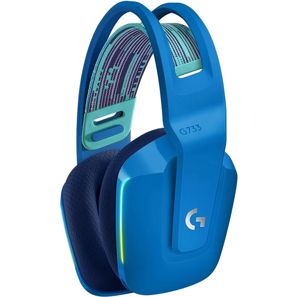 Logitech G733 LIGHTSPEED bezdrátová herní sluchátka 7.1 modrá - Slúchadlá - Obrázok S23V000501