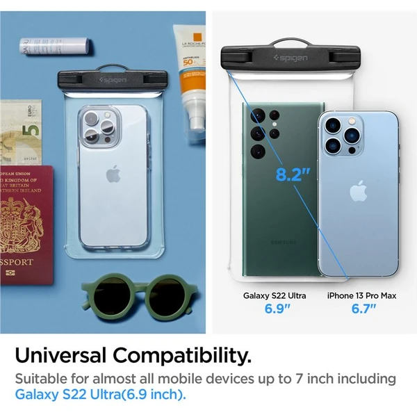 Spigen Aqua Shield vodeodolné púzdro A601 1 Pack číre - Puzdra - Obrázok S2A4000601