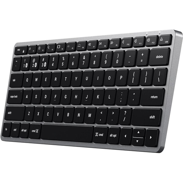 Satechi Slim X1 Bluetooth bezdrôtová podsvietená klávesnica CZ vesmírne šedá