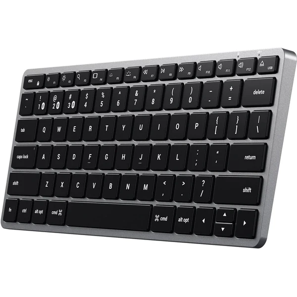 Satechi Slim X1 Bluetooth bezdrôtová podsvietená klávesnica CZ vesmírne šedá - Klávesnice - Hlavný obrázok