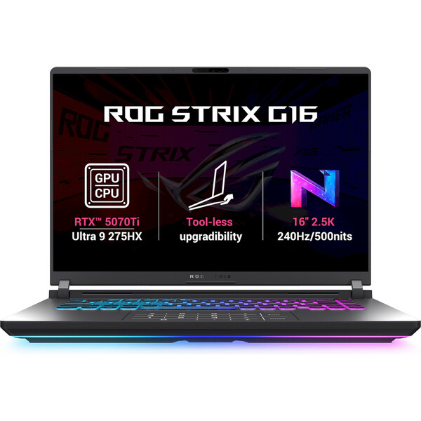 E-shop ASUS ROG Strix G16 (G615LR-NEBULA002) RTX 5070 Tí sivý