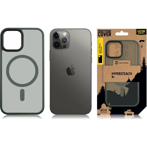 Tactical MagForce Hyperstealth kryt iPhone 12/12 Pro Forest Green - Puzdra - Obrázok S2G1000701