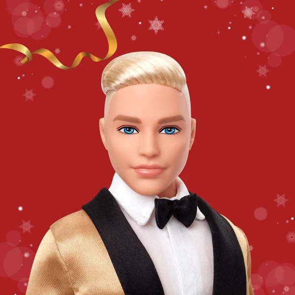 Vianočná bábika Mattel Barbie Signature 2025 Holiday - KEN BLOND - Hračky - Obrázok S30J000K01