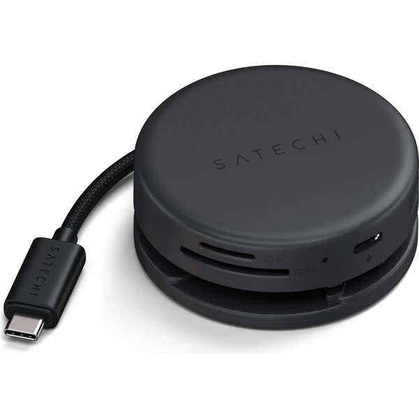 Satechi OntheGo 7v1 USB multiportový Hub čierny - USB huby - Obrázok S30N000K01