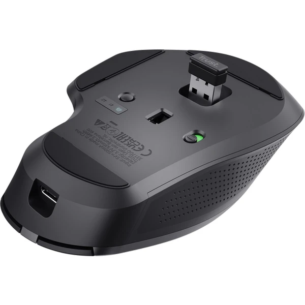 Trust Ozaa+ multi-connect bezdrôtová myš, čierna - Myši - Obrázok S392000K01