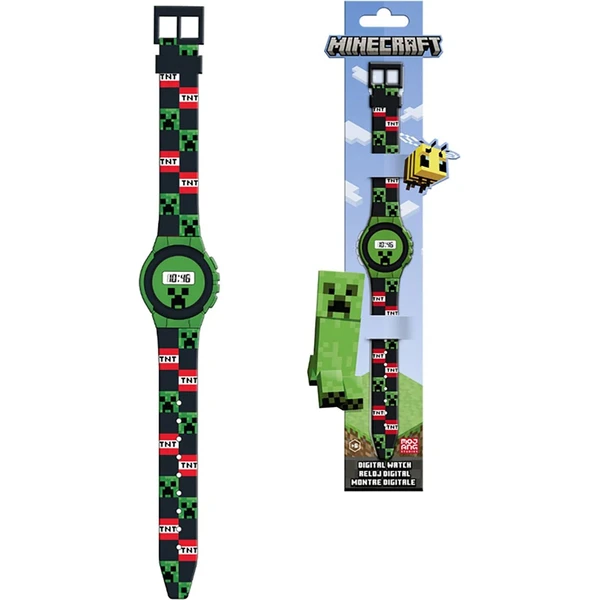 Coriex digitálne hodinky detské Minecraft - Digitálne hodinky - Hlavný obrázok