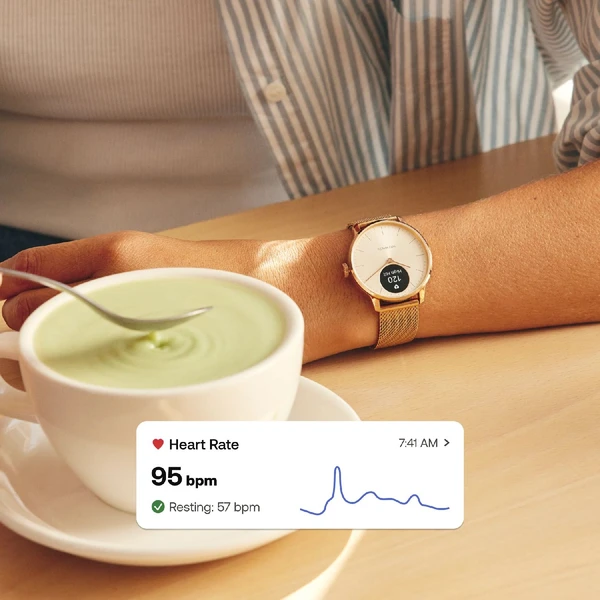 Withings ScanWatch Light 37mm Sand - Inteligentné hodinky - Obrázok S3E7000701