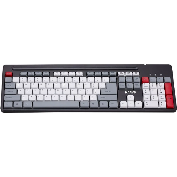 Marvo KB005 drôtová klávesnica (US) čierno-červená - Klávesnice - Obrázok S3F2000O01