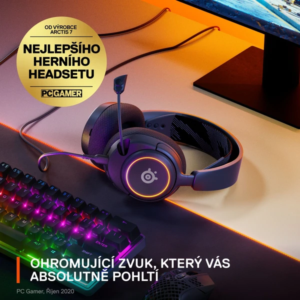 SteelSeries Arctis Nova 3 čierna - Slúchadlá - Obrázok S3FJ300401
