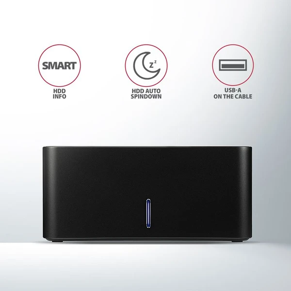 AXAGON ADSASN USB 3.2 Gen1 SATA 6G 2.5'/3.5' HDD/SSD dokovacia stanica - Externé boxy - Obrázok S3GV000501