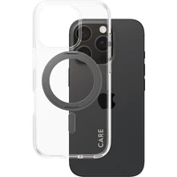 PanzerGlass® CARE kryt Apple iPhone 16 Pro MagSafe KickStand číry/čierny - Puzdra