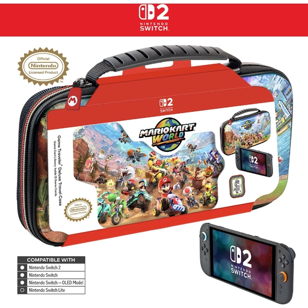 Nacon luxusné cestovné puzdro s motívom Mario Kart World pre Switch - Puzdra - Obrázok S41M000K01