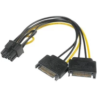 Akasa redukcia 2x SATA na 8pin PCIe 2.0 - Káble a redukcie