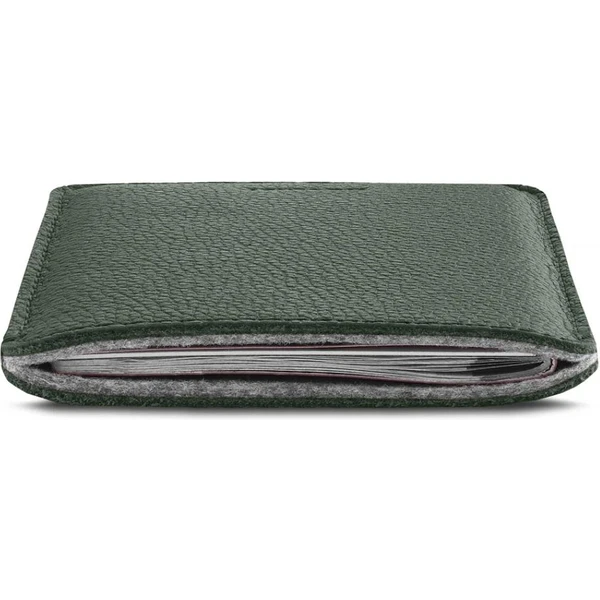 Woolnut kožené púzdro pre cestovný pas tmavo zelené - Peňaženky - Obrázok S49D000K01