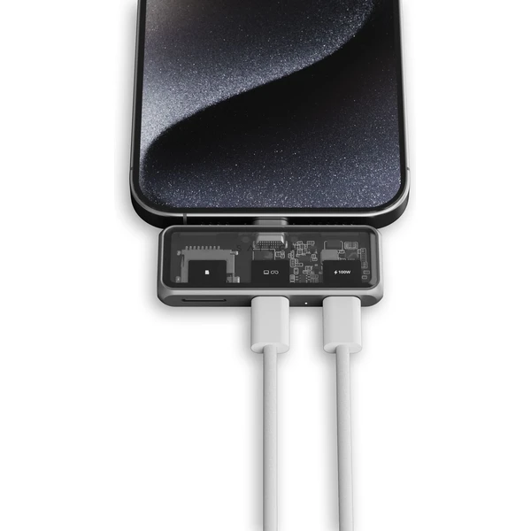 Satechi Mobile XR Hub s duálnym USB-C a microSD vesmírne šedý - USB huby - Obrázok S4BF000O01