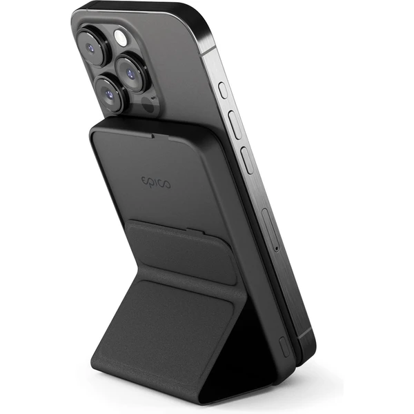 iWant Mag+ MagSafe powerbanka so stojanom 7000mAh čierna - Powerbanky - Hlavný obrázok