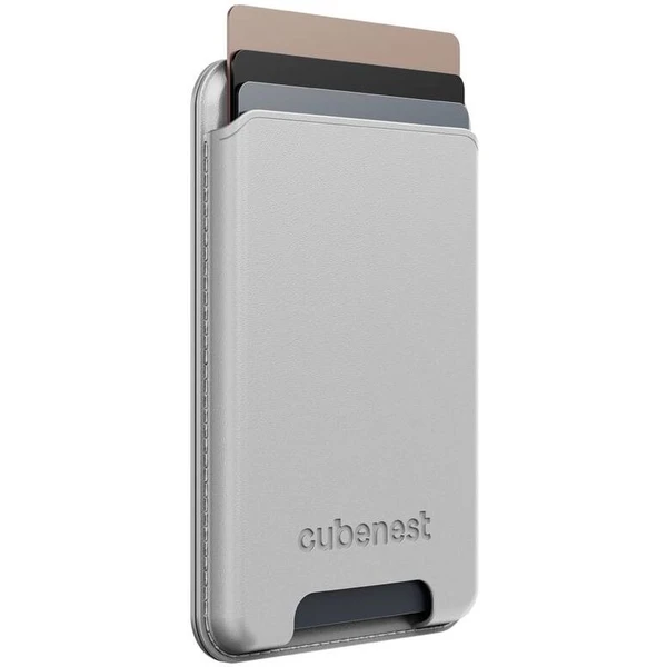 CubeNest Magnetic Wallet Stand MagSafe peňaženka sivá - Peňaženky - Obrázok S4DF000L01