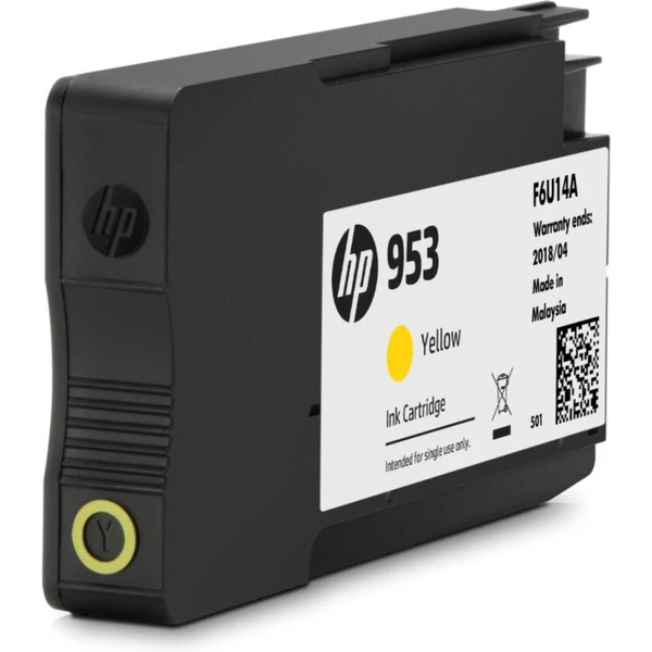 HP F6U14AE č. 953 Žltá originálna - Cartridge - Hlavný obrázok