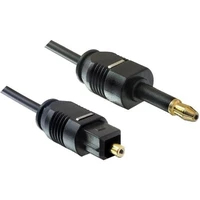 PremiumCord 3,5mm Mini-Toslink/Toslink optický kábel 2m čierny - Káble a redukcie