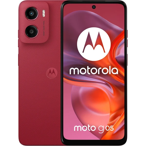 Motorola Moto G05 8GB/256GB červená - Mobilné telefóny - Obrázok S55B000K01
