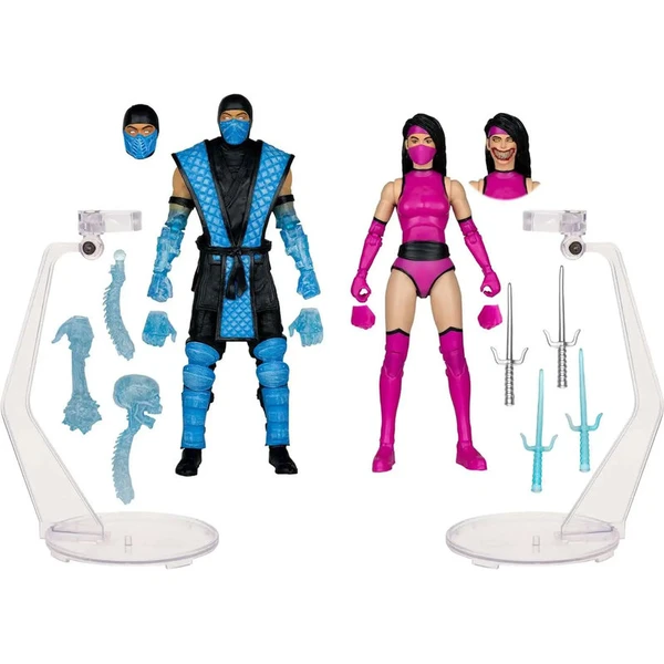 Set dvoch figúrok McFarlane Toys Mortal Kombat Klassics - Sub-Zero vs Mileena 18 cm - Figúrky - Obrázok S56N000K01