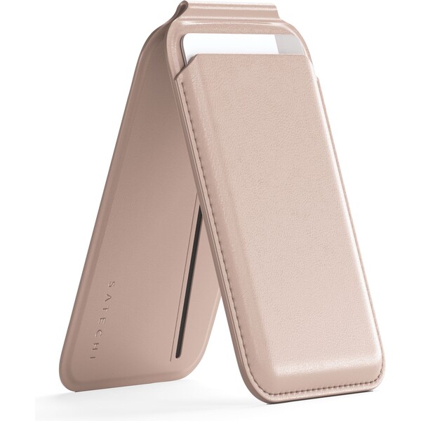 Satechi magnetická peňaženka z umelej kože púštne ružová