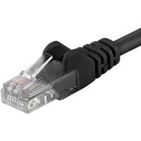 PremiumCord Patch kábel UTP RJ45-RJ45 CAT6 2m čierny - Káble