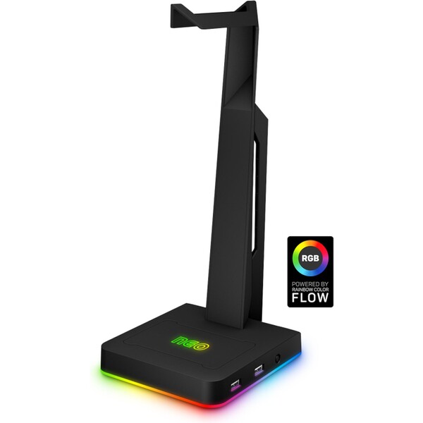 CONNECT IT NEO Stand-It RGB stojanček na slúchadlá + USB hub