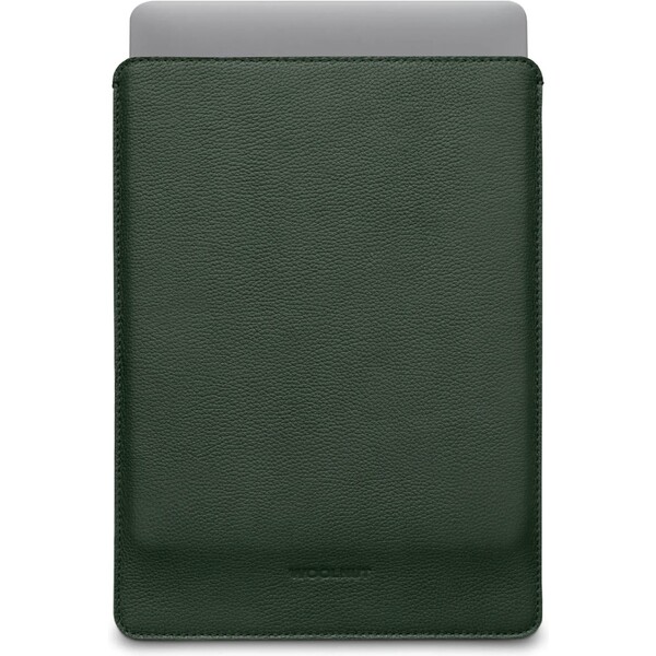 E-shop Woolnut kožené Sleeve púzdro pre 14" MacBook Pro tmavo zelené