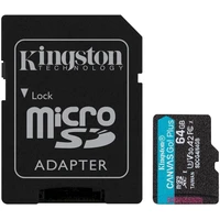 Kingston Canvas Go! Plus microSDXC 64GB + SD adaptér - Pamäťové karty