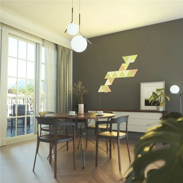 Nanoleaf Shapes Triangles Starter Kit (9 ks) inteligentné modulárne osvetlenie - Inteligentné osvetlenie - Obrázok S653000501