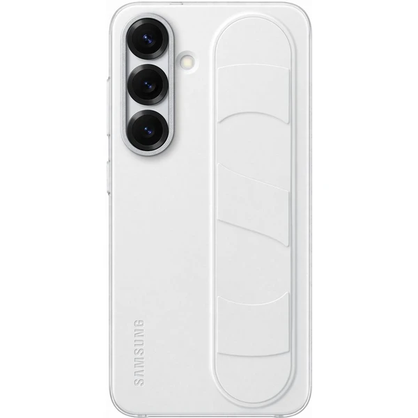 Samsung Standing Grip Case kryt s pútkom Galaxy S25 biely - Puzdra - Hlavný obrázok