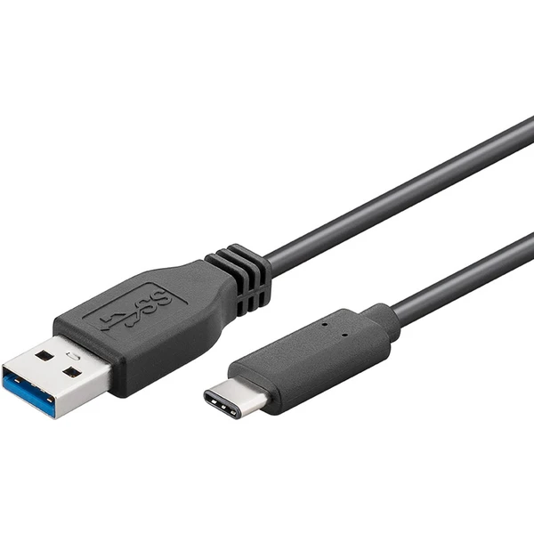 PremiumCord USB-C/USB-A napájací kábel 40W 0,5m čierny - Káble a redukcie - Hlavný obrázok