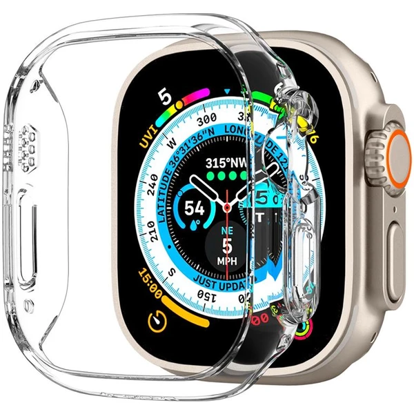 Spigen Thin Fit puzdro pre Apple Watch Ultra 3/2/1 (49mm) číre - Puzdra - Obrázok S6L0000N01