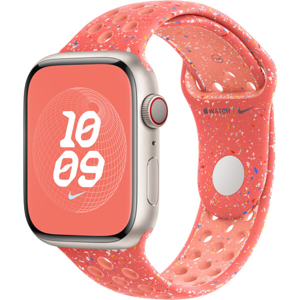 E-shop Apple Watch 49/45/44/42mm horúco oranžový športový remienok Nike M/L