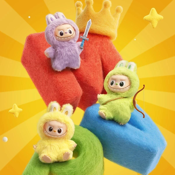 POP MART Labubu Monsters - Pin For Love Series Blind box (N-Z) - Figúrky - Obrázok S77H000K01