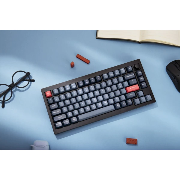 Keychron V1 Max herná klávesnica (US) (Gateron Jupiter Banana switch) čierna - Klávesnice - Obrázok S78F000J01