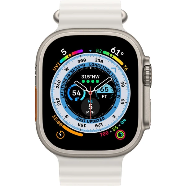 Apple Watch 49/45/44mm biele predĺženie oceánskeho remienka - Remienky - Obrázok S7DWF00101