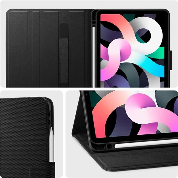 Spigen Liquid Air Folio puzdro Apple iPad Air 10,9 (20/22), 11" (24/25/26) čierne - Puzdra - Obrázok S7E2F00101
