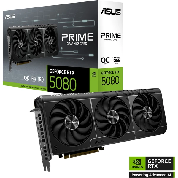 ASUS PRIME NVIDIA GeForce RTX 5080 16GB GDDR7 OC - Grafické karty - Obrázok S7JB000O01