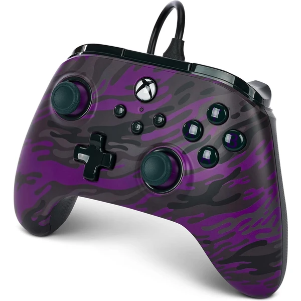 PowerA Advantage drôtový herný ovládač Purple Camo (Xbox Series X|S) - Herné ovládače - Obrázok S7QS100501