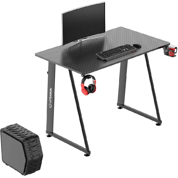 ULTRADESK ENTER V2 kompaktný herný stôl 100x60 cm čierny - Stoly - Obrázok S7QXF00101