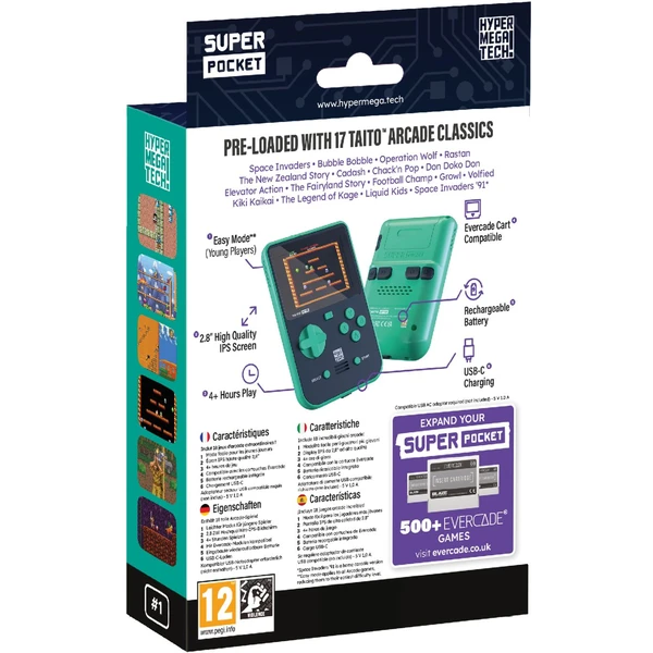 Super Pocket retro herná konzola TAITO Edition - Konzoly - Obrázok S7Z4000701