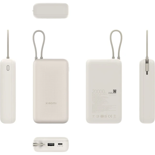 Xiaomi 33W 20000mA powerbanka béžová - Powerbanky - Obrázok S82D000L01