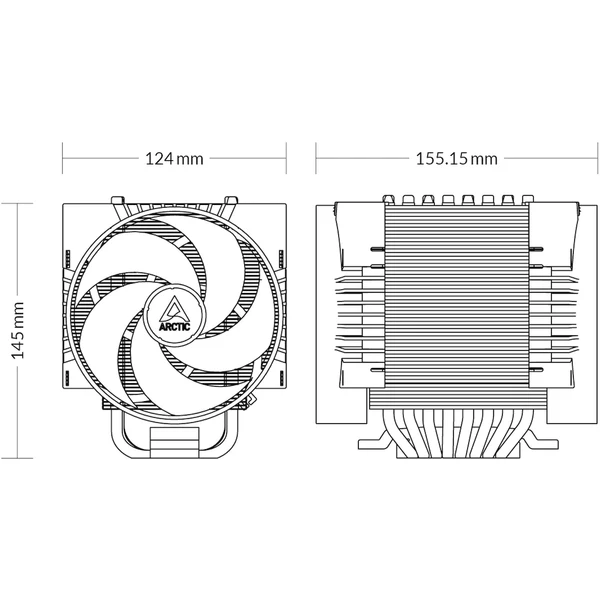 Arctic Freezer 4U-M - Chladiče - Obrázok S869000K01